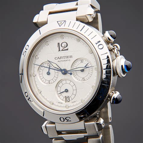 cartier pasha c price|cartier chronograph watch price.